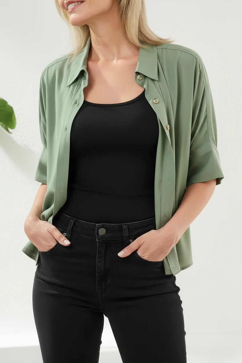 Bamboo Seamless Shaping Tank - Image 6