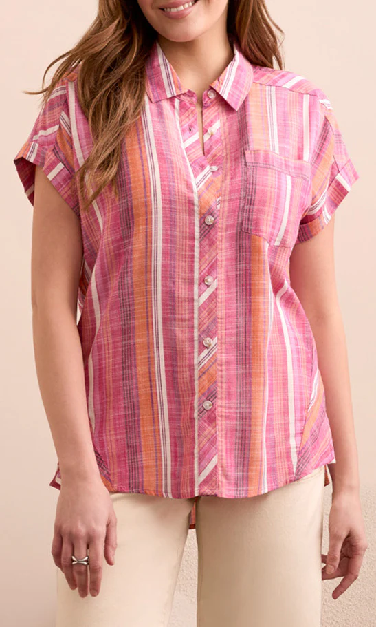 Cuffed Sleeve Shirt