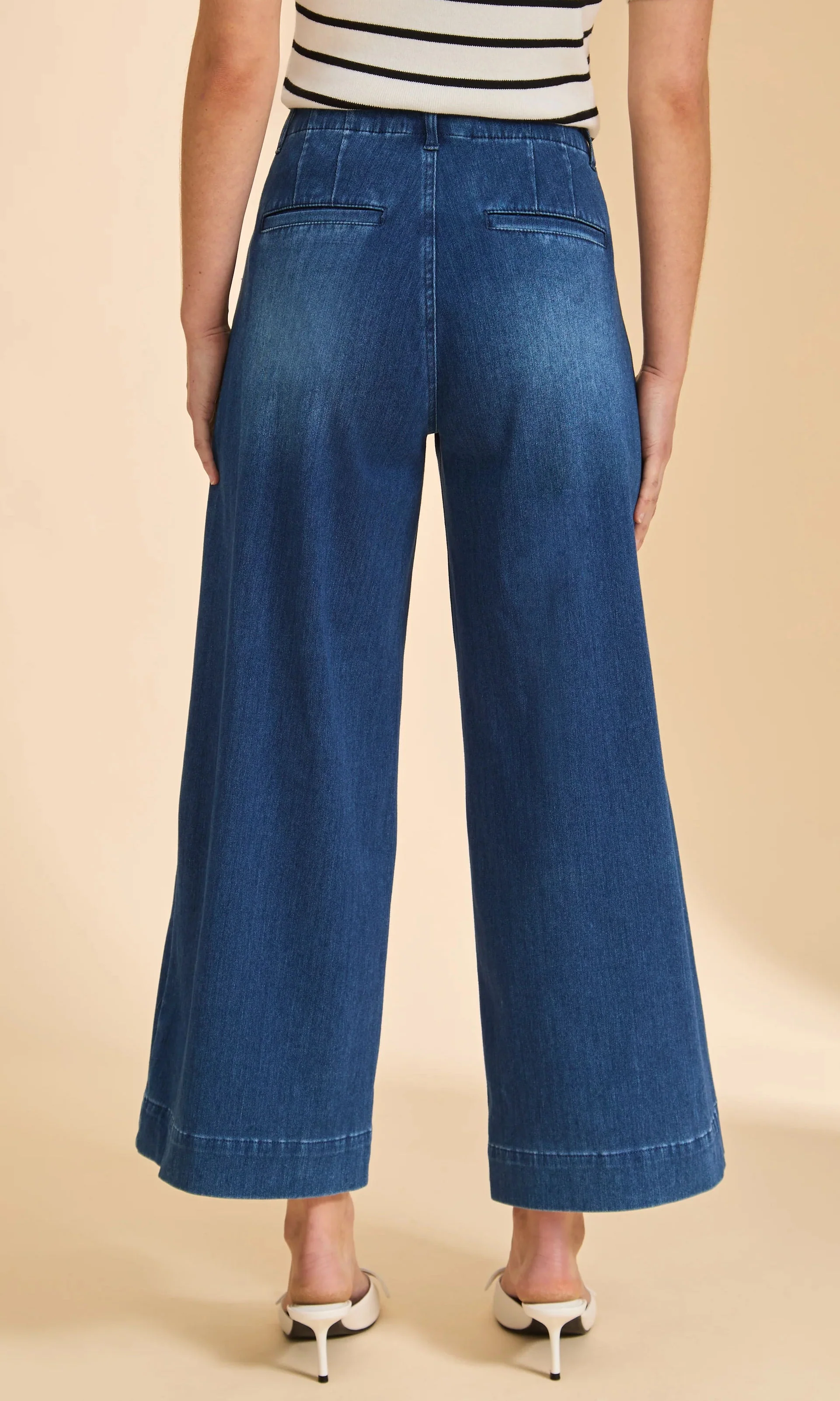 Cropped Wide-Leg Denim - Image 2