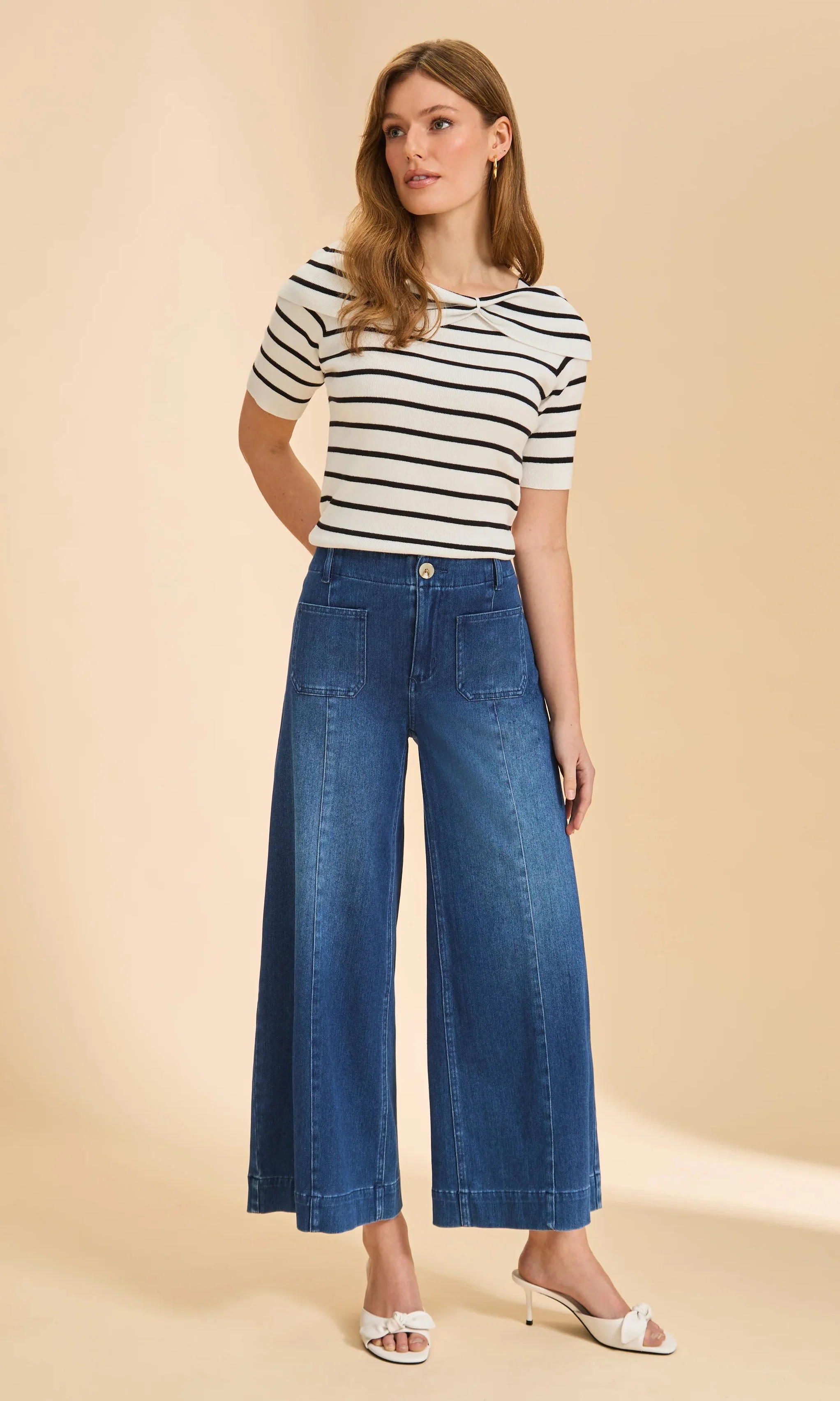 Cropped Wide-Leg Denim - Image 3