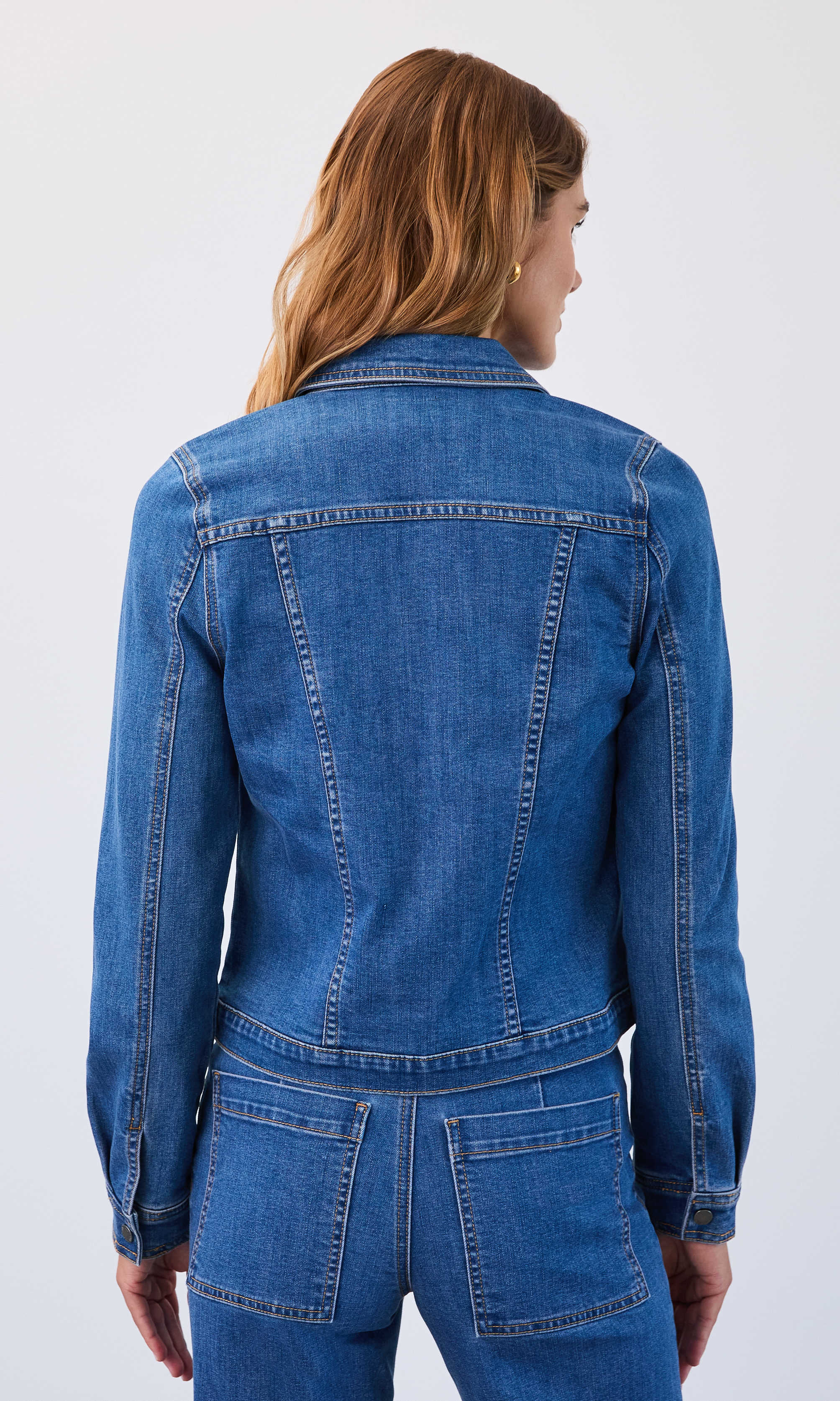 Faux Pocket Denim Jacket - Image 2