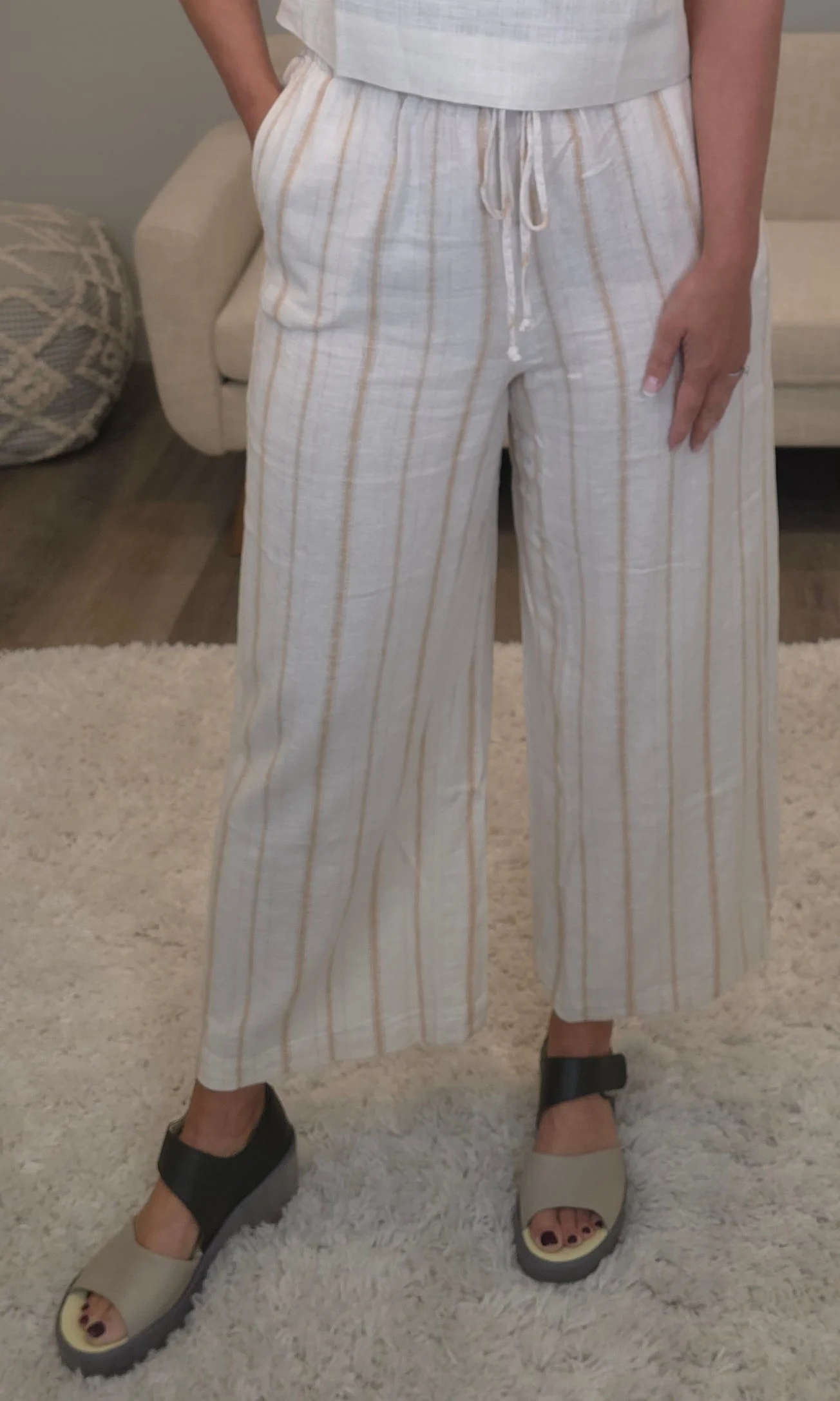 Drawstring Relaxed Pant - Image 2