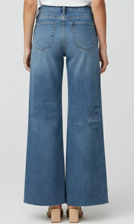 High Rise Wide Leg Jeans - Image 2