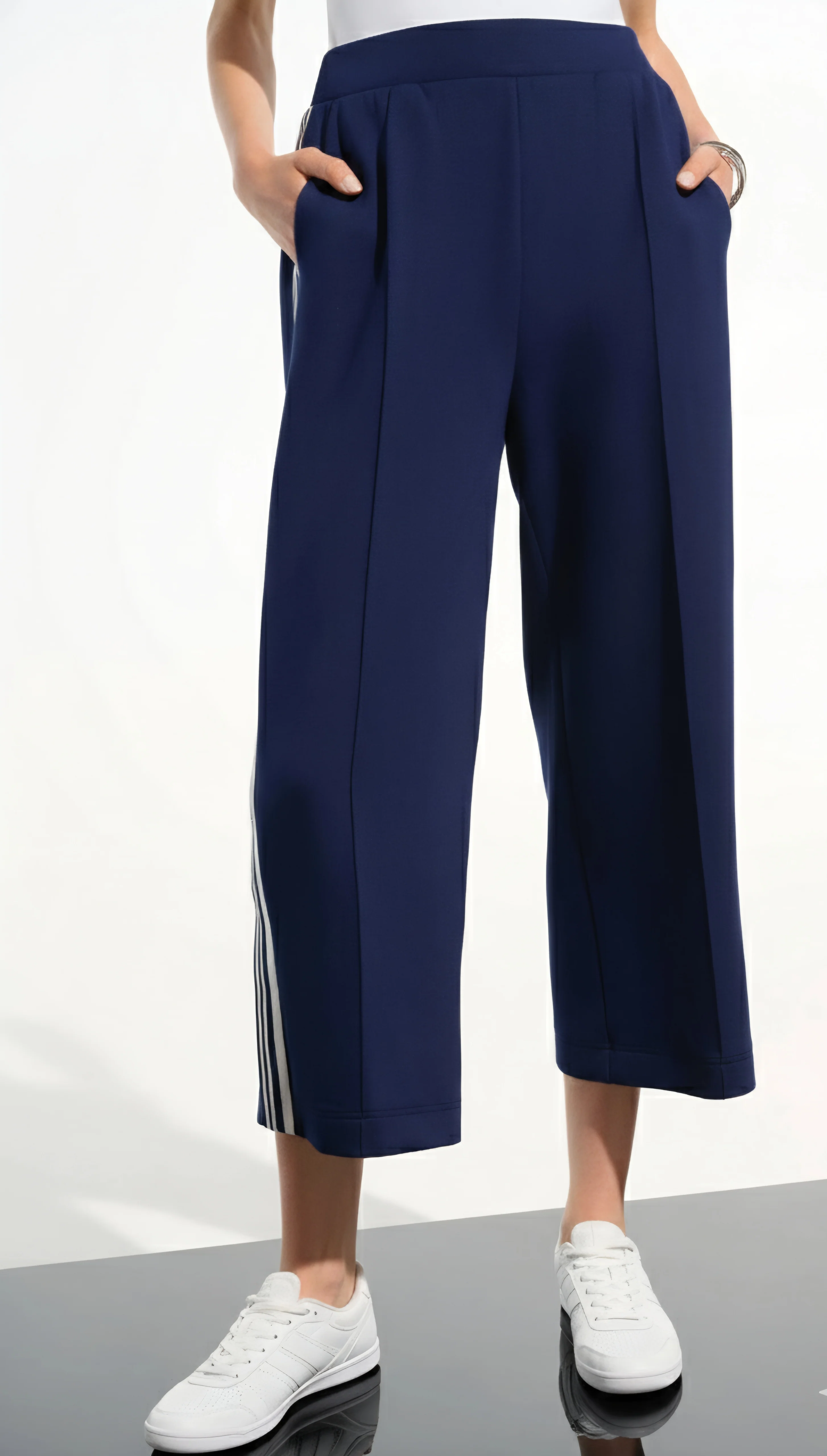 Ribkoff Scuba Jersey Pull-On Culottes