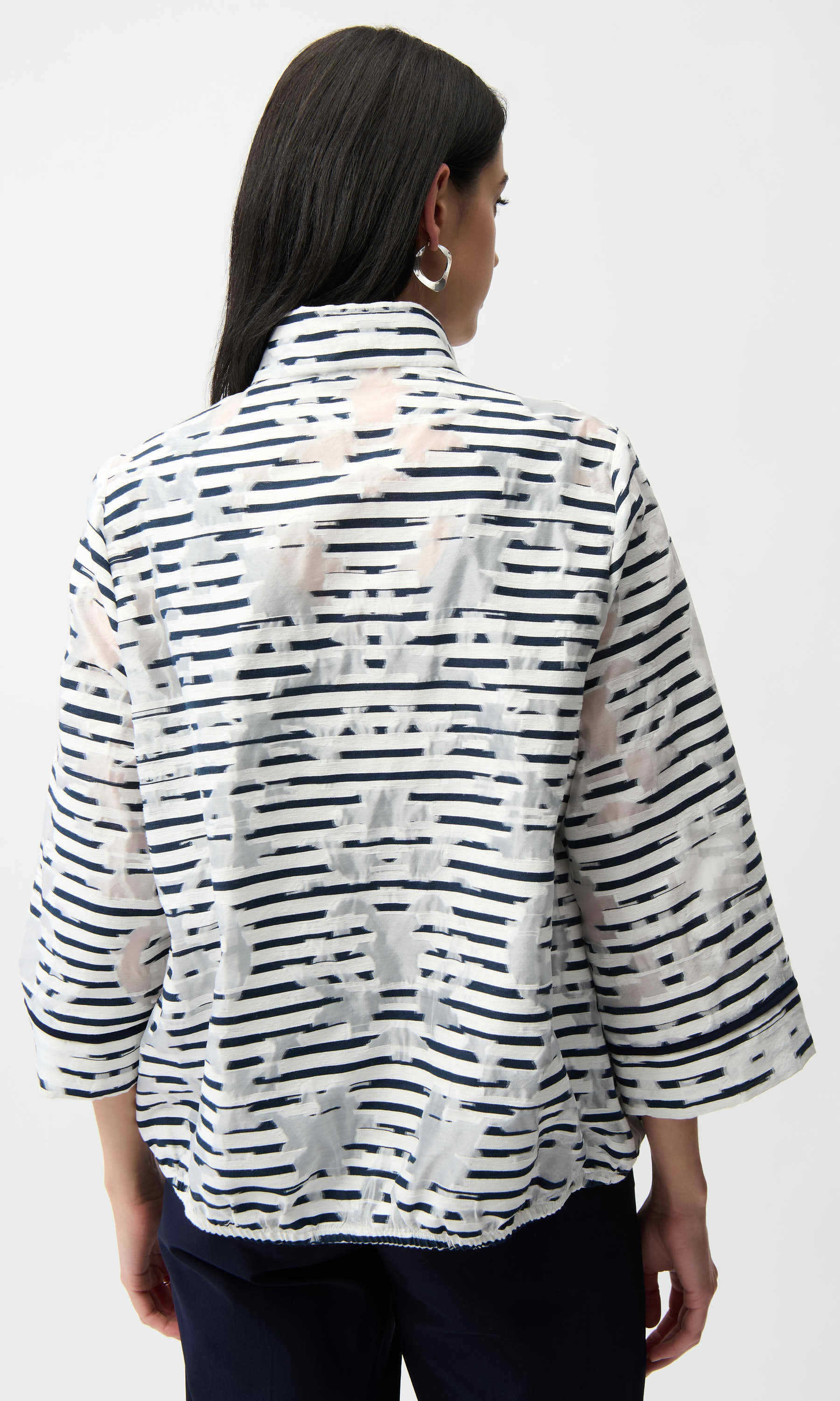 Ribkoff Jacquard Organza Bomber Jacket - Image 2