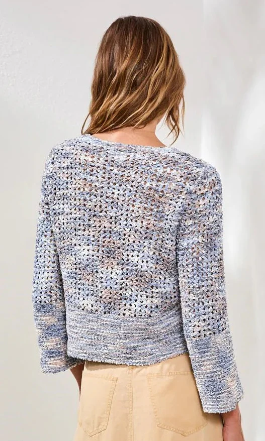 Lightweight Open Knit Pullover Sweater - Image 2