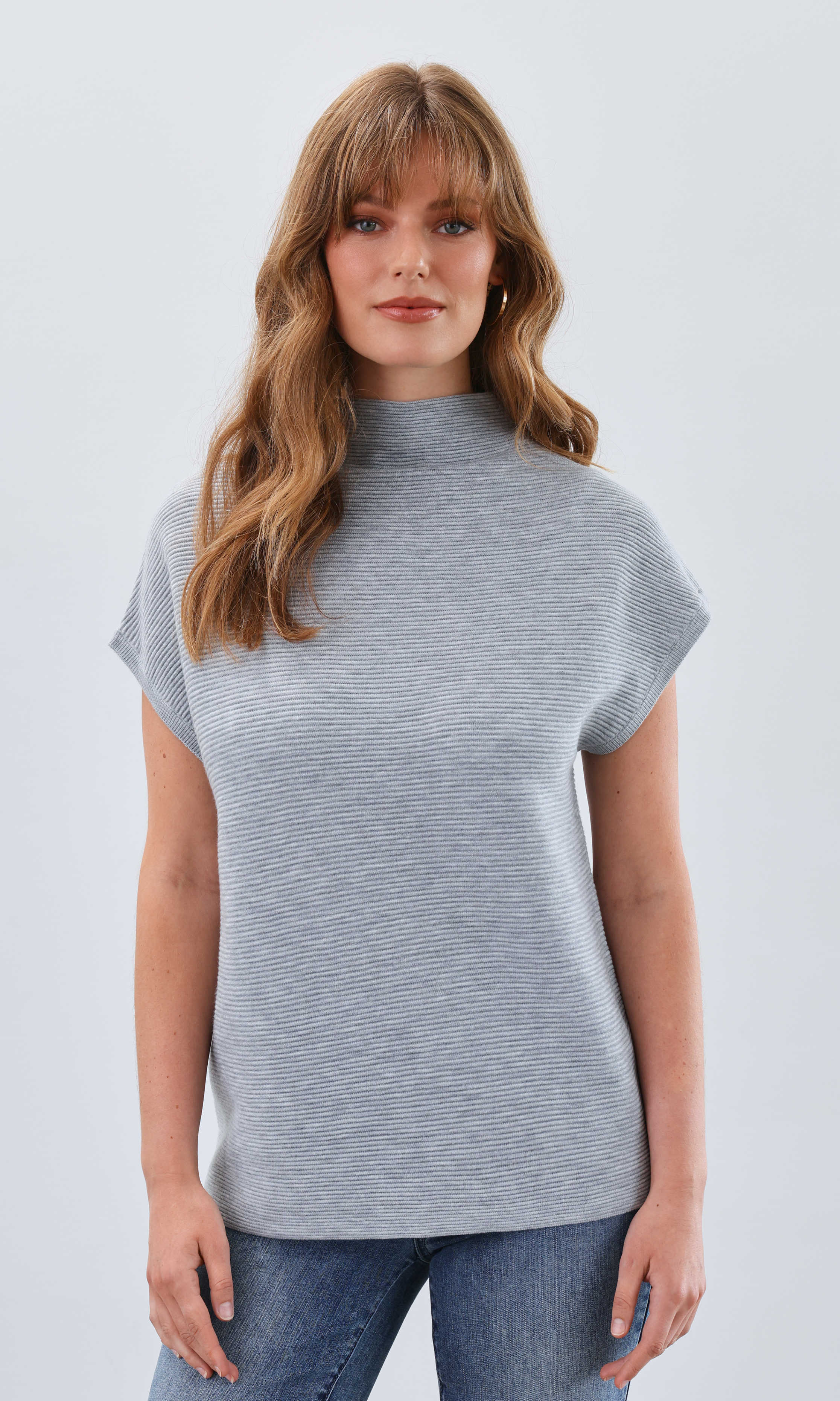 Cap Sleeve Ottoman Sweater - Image 3