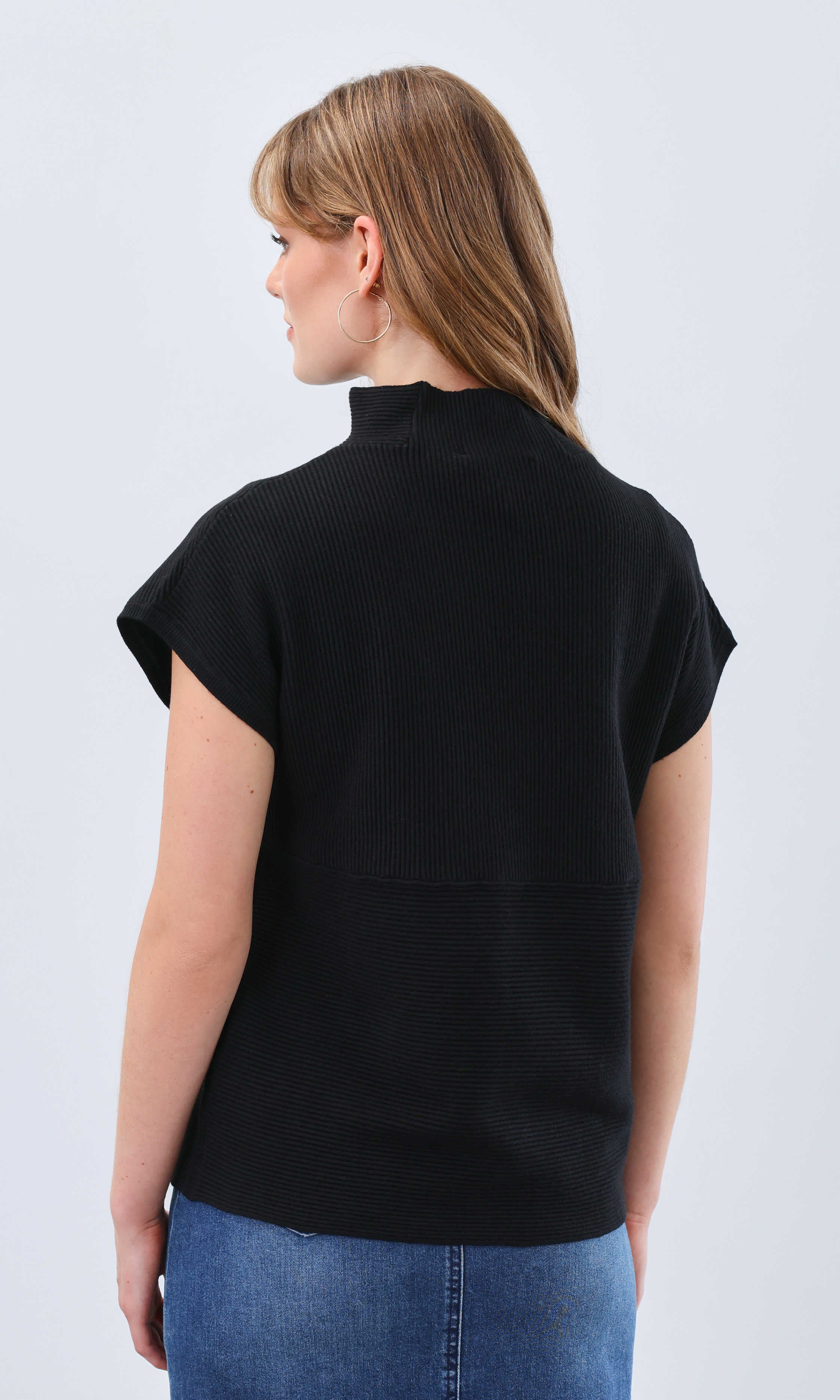 Cap Sleeve Ottoman Sweater - Image 4