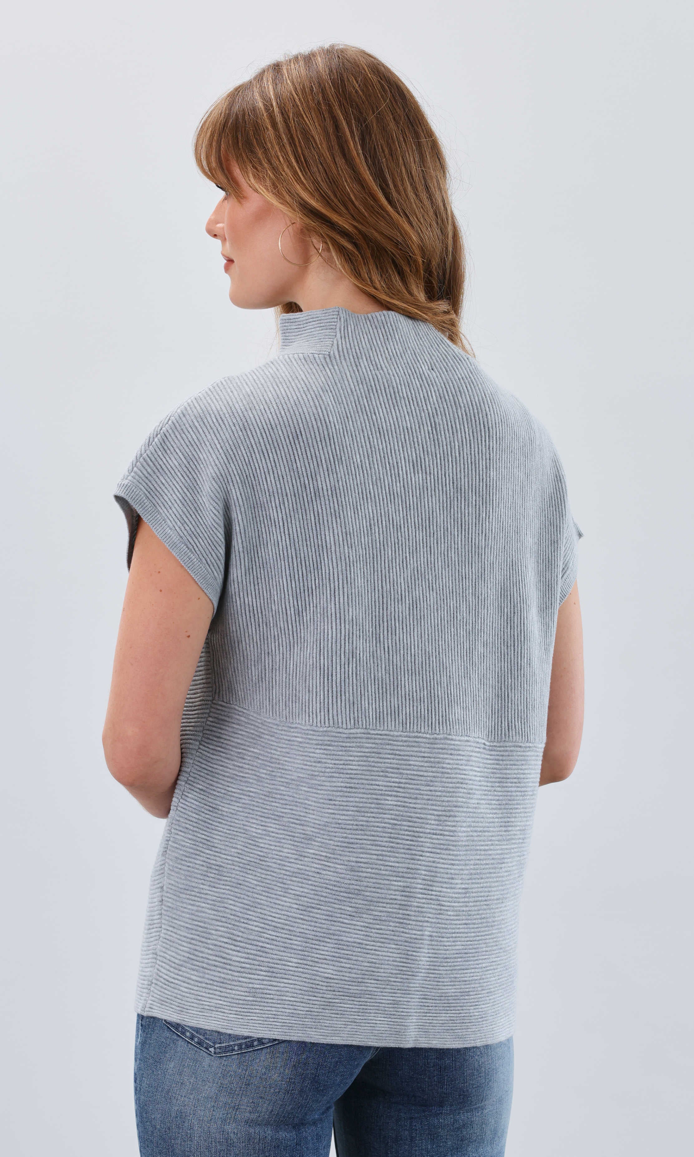 Cap Sleeve Ottoman Sweater - Image 6