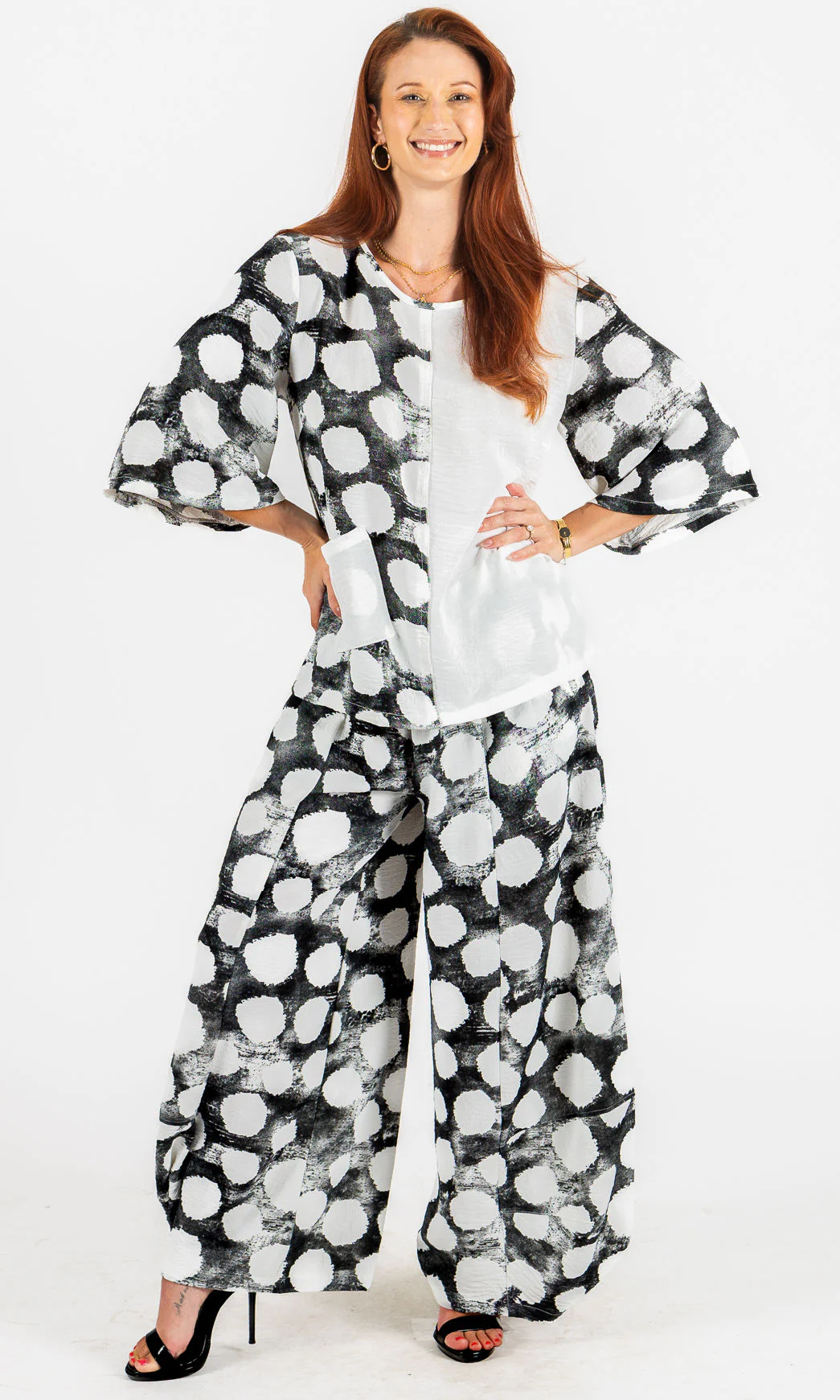 Abstract Dot Print Statement Top - Image 2