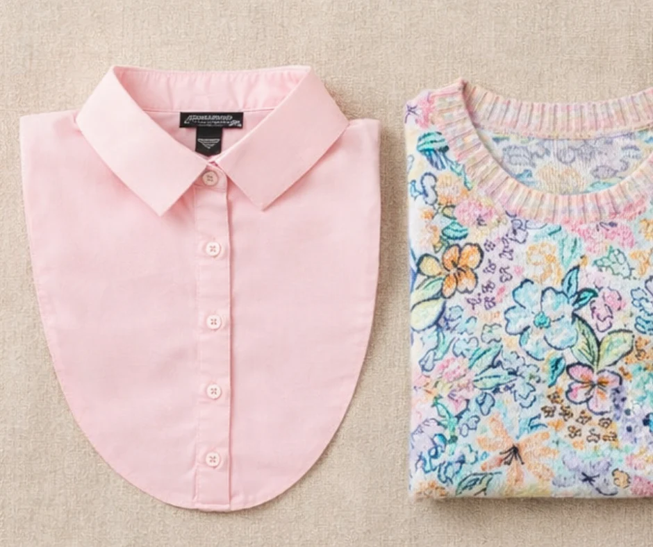 Classic Cotton Layering Dickie - Image 2