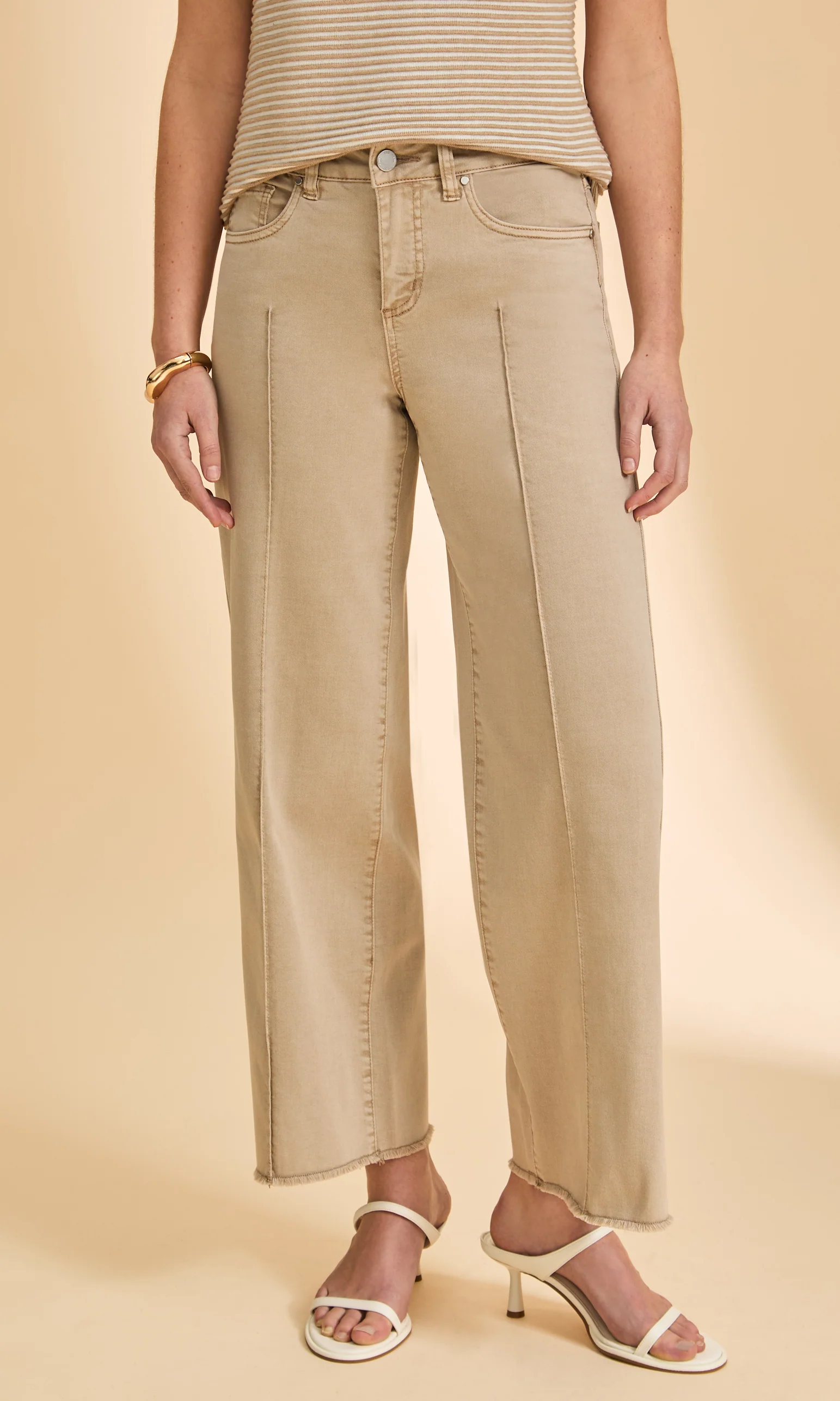 Cropped Wide-Leg Pants