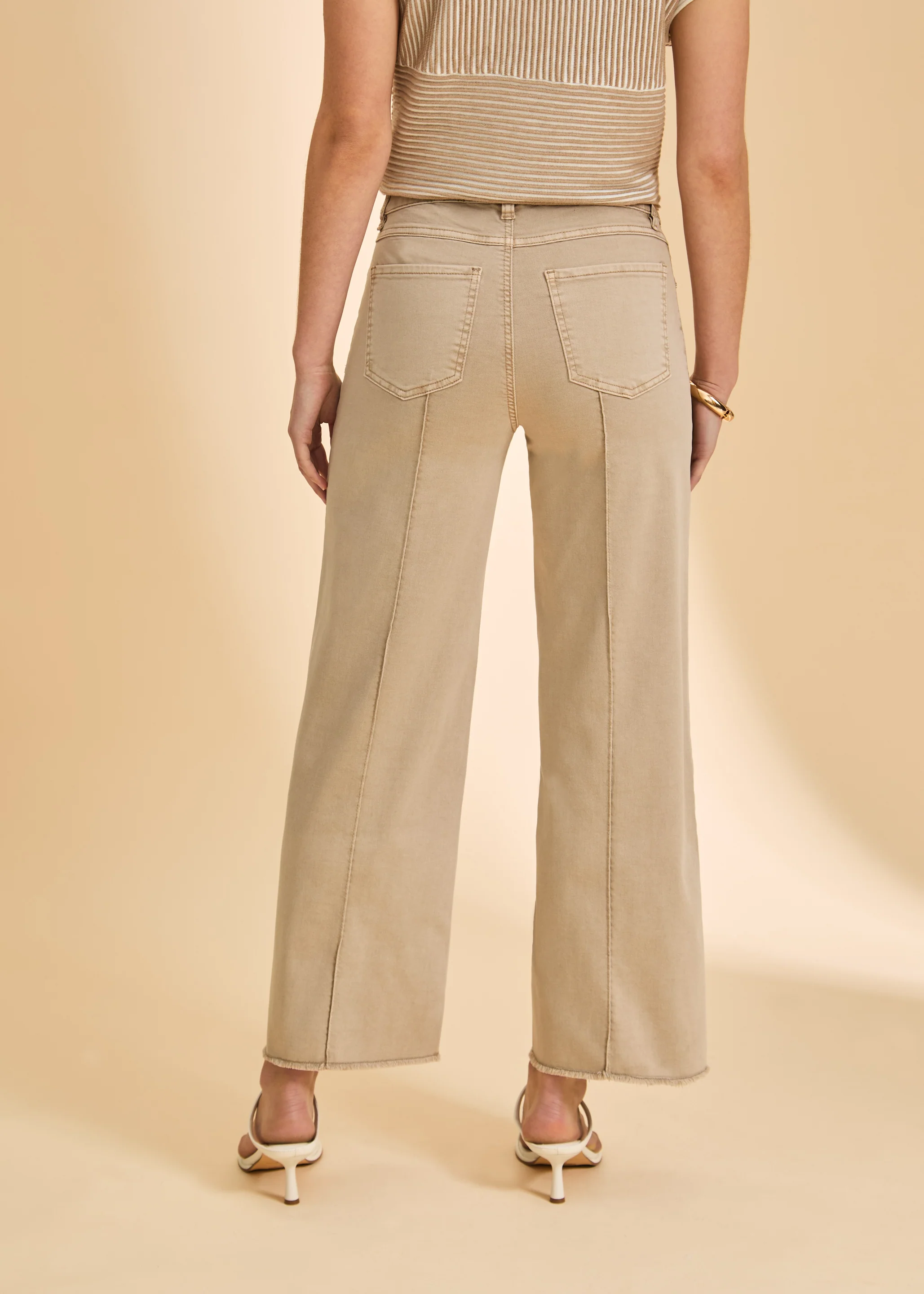 Cropped Wide-Leg Pants - Image 4