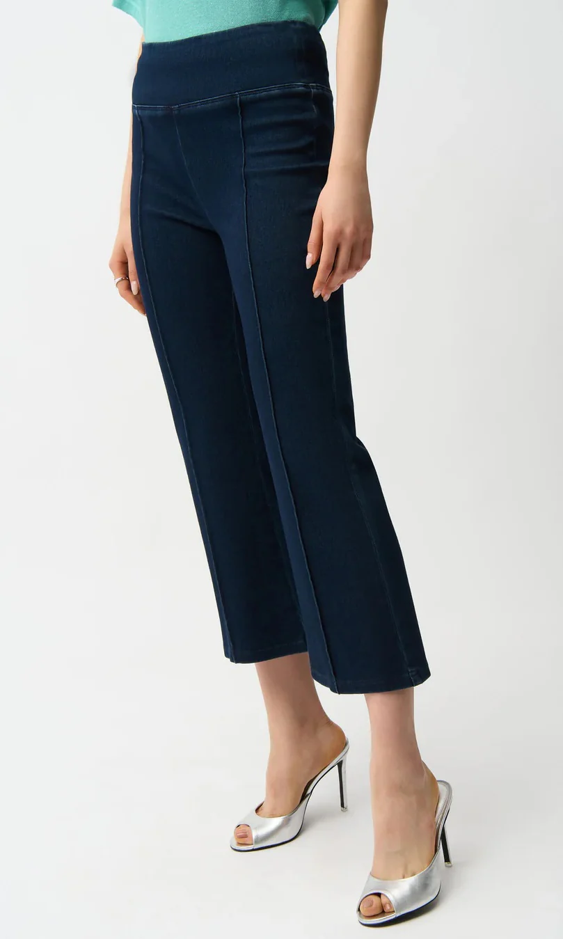 Ribkoff Center Seam Cropped Denim