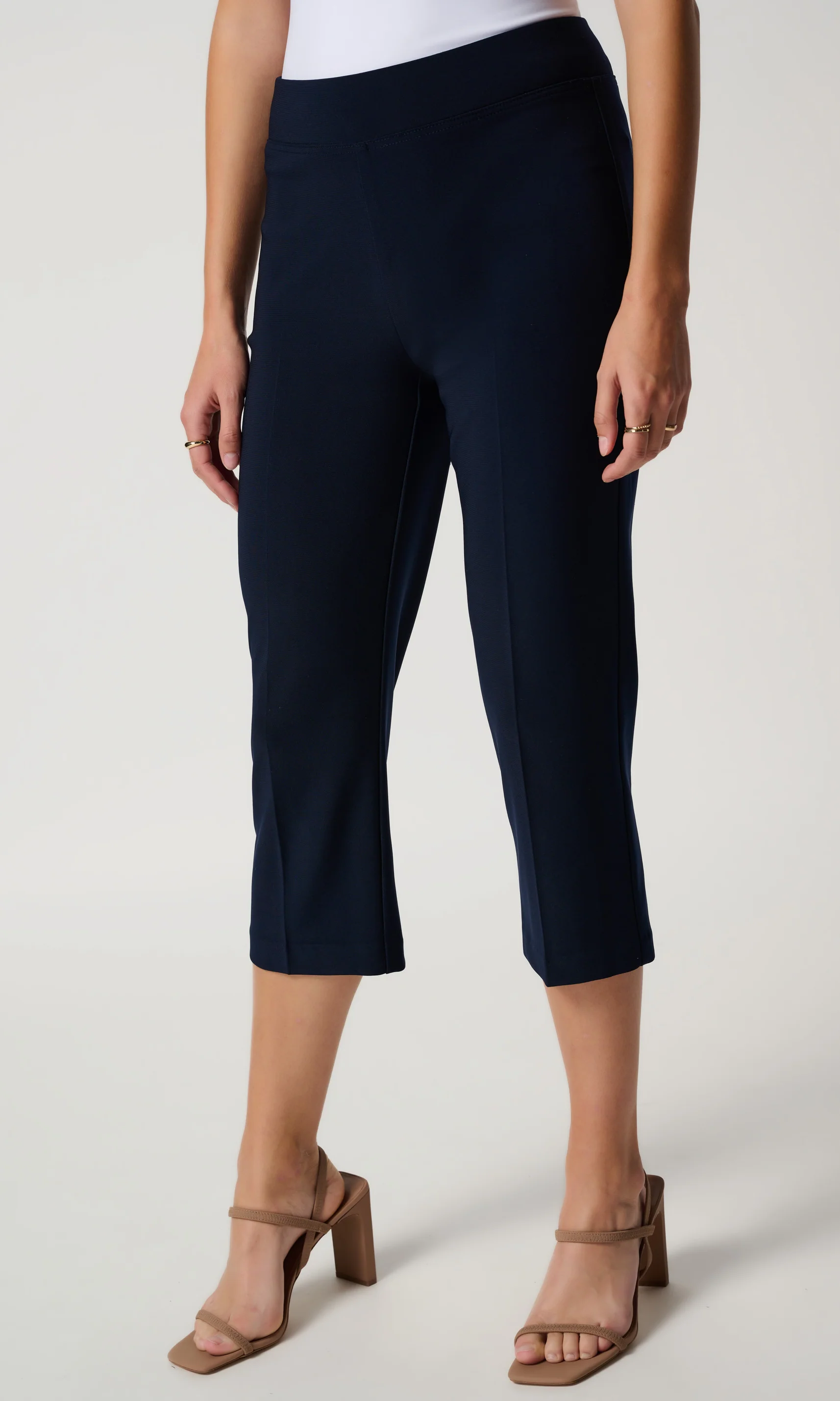 Ribkoff Back-Slit Pull On Capri