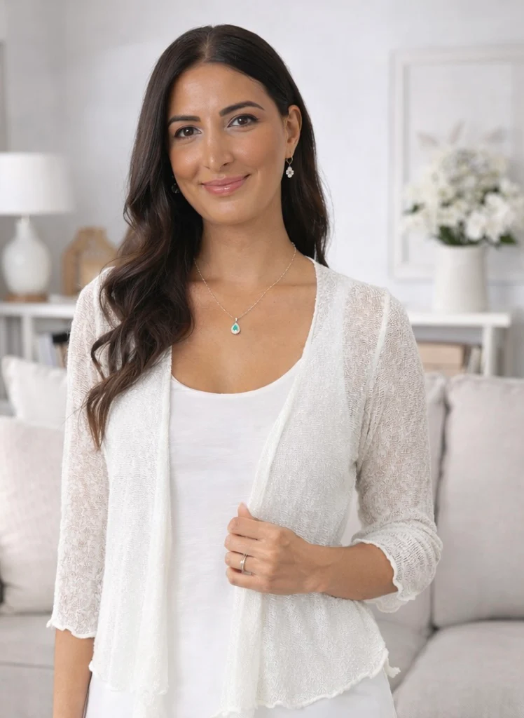 Sheer Scallop Hem Cover Up