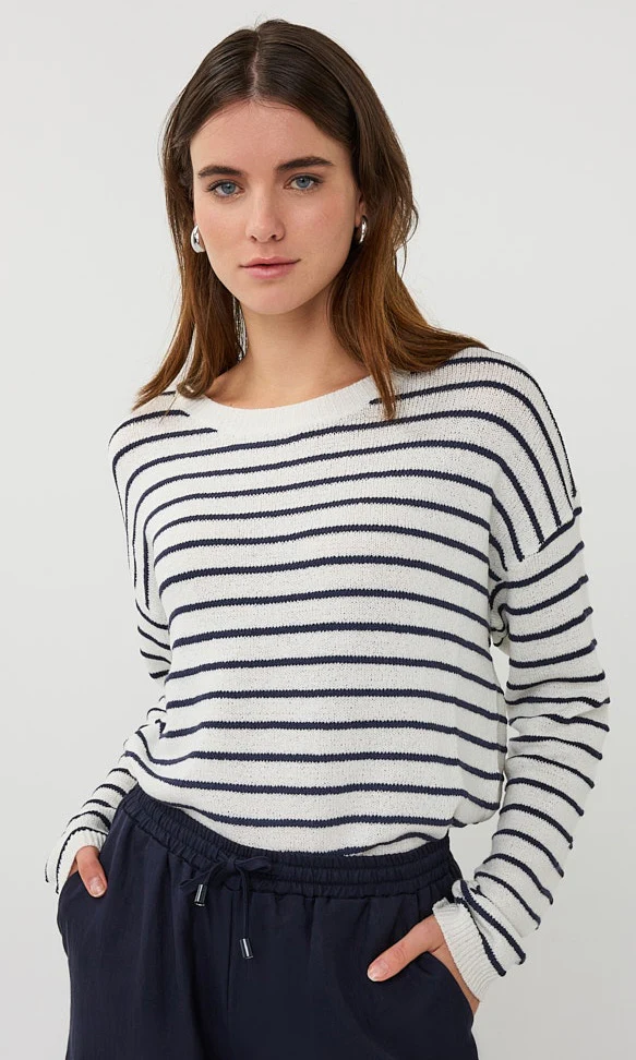 Striped Knit Sweater - Image 3
