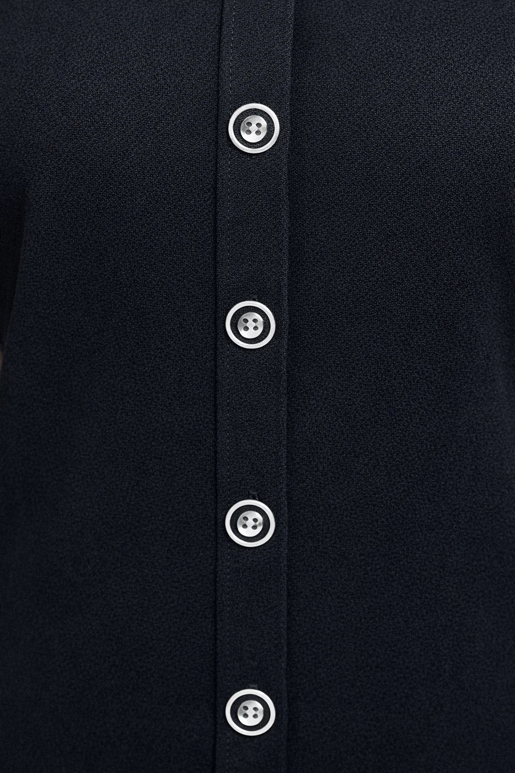 Reversible Tie-Sleeve Shift Dress with Button-Front Option - Image 4
