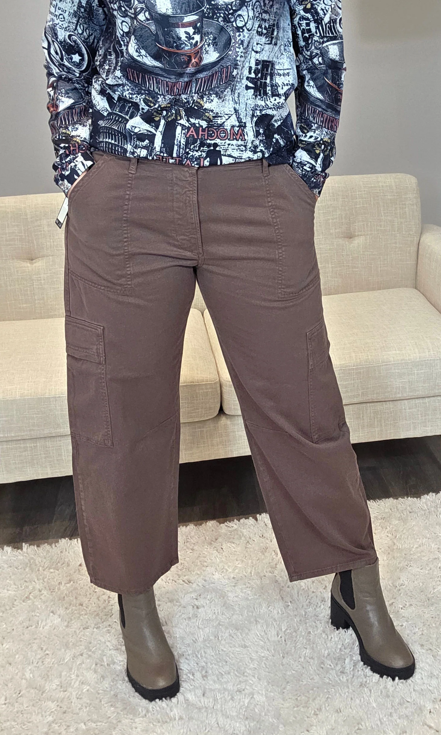 Wide Leg Utility Cargo Jean